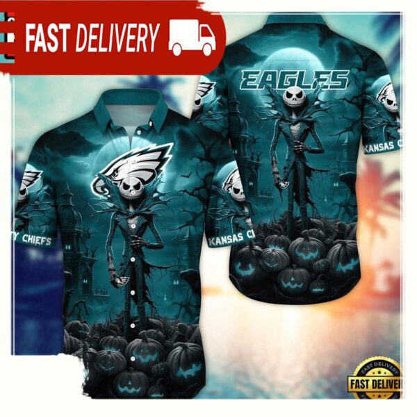 NFL Philadelphia Eagles Hawaiian Shirt For Men Women - available at - rugbyfanstore.com