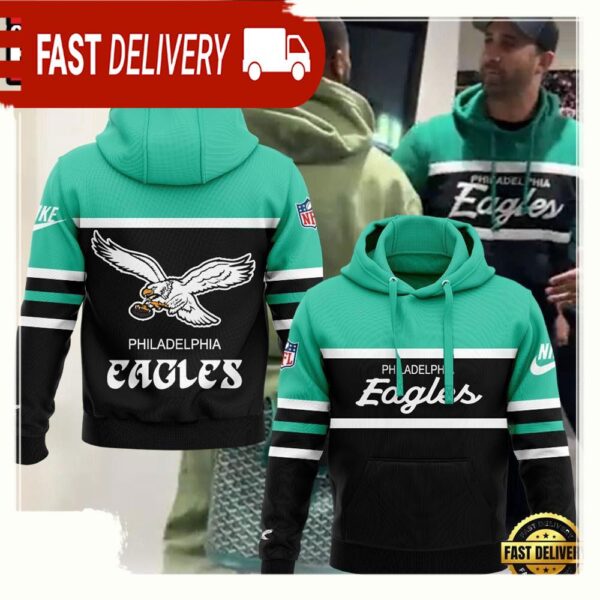 NFL Philadelphia Eagles Logo Team Fly Eagle New Design 3D Hoodie - available at - rugbyfanstore.com