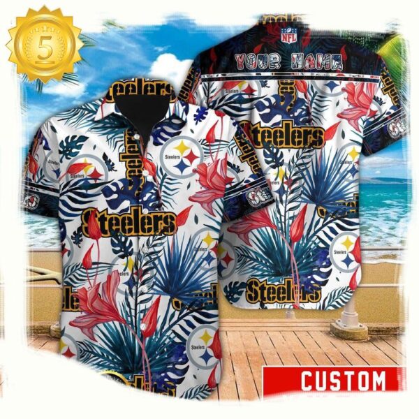 NFL Pittsburgh Steelers Custom Hawaiian Shirt For Men Women - available at - rugbyfanstore.com