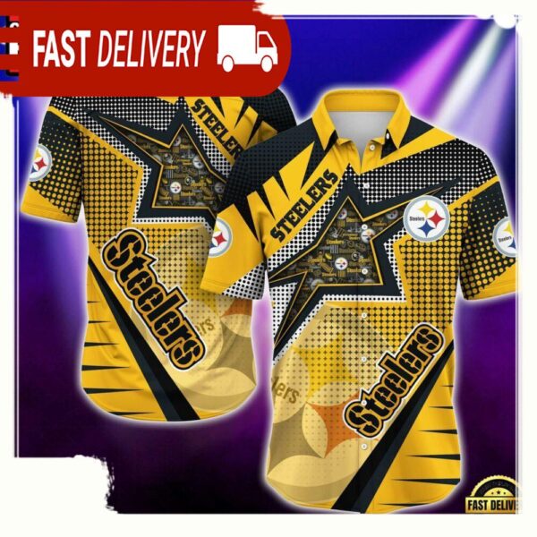 NFL Pittsburgh Steelers Special Football Team New Design Hawaiian Shirt - available at - rugbyfanstore.com