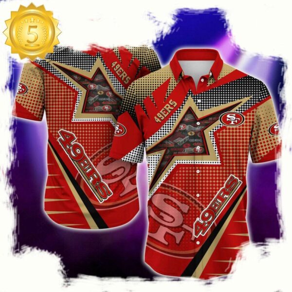 NFL San Francisco 49ers Special Football Team New Design Hawaiian Shirt - available at - rugbyfanstore.com