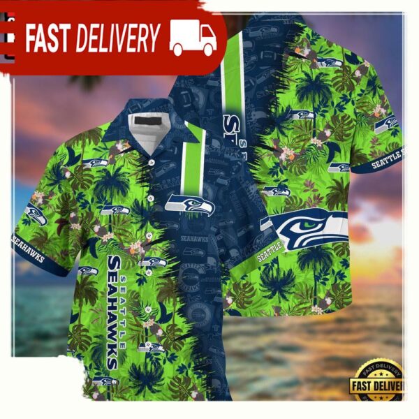 NFL Seattle Seahawks Football Aloha Hawaiian Shirt - available at - rugbyfanstore.com