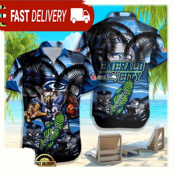 NFL Seattle Seahawks Hawaiian Shirt For Men Women - available at - rugbyfanstore.com