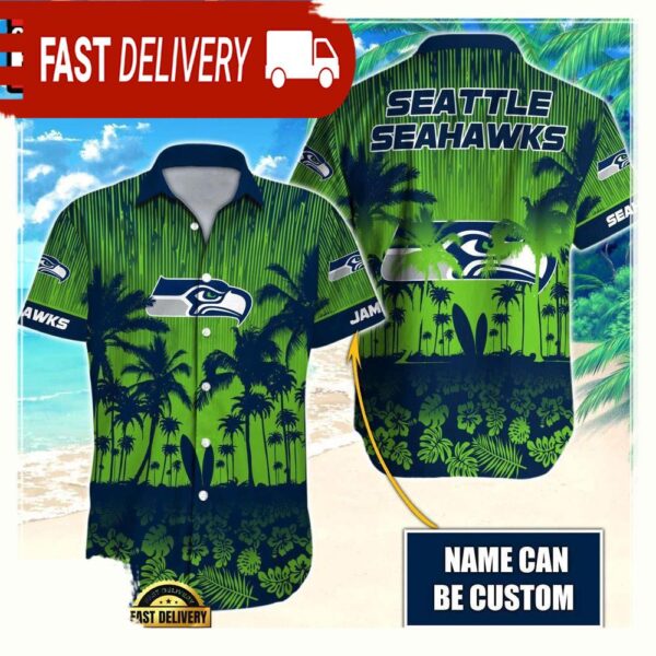 NFL Seattle Seahawks Vintage Style Custom Aloha Shirts For Men Women - available at - rugbyfanstore.com