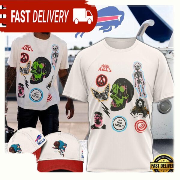 NFL Super Bowl Buffalo Bills Art That Kills T Shirt - available at - rugbyfanstore.com