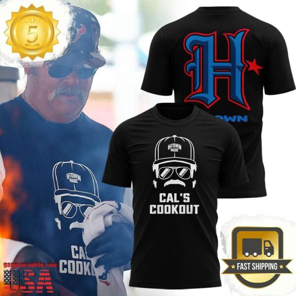 NFL Super Bowl Houston Texans H Town Made Cals Cookout T shirt - available at - rugbyfanstore.com