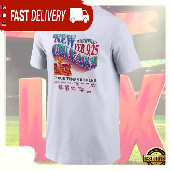 NFL Super Bowl LIX 2025 New Design Unisex T Shirt - available at - rugbyfanstore.com