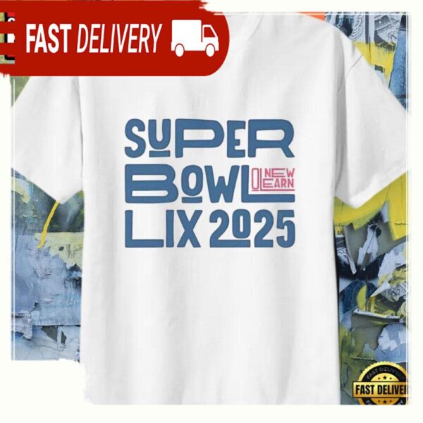 NFL Super Bowl Lix 2025 New Orleans T Shirt - available at - rugbyfanstore.com