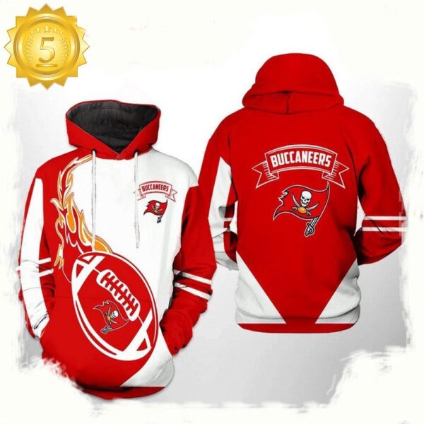 NFL Tampa Bay Buccaneers Classic All Over Print Unisex Hoodie - available at - rugbyfanstore.com