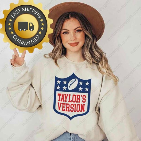 NFL Taylors Version Eras Tour Travis Taylor Swift Shirt - available at - rugbyfanstore.com