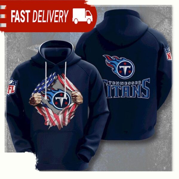 NFL Tennessee Titans All Over Print Unisex Hoodie For Men - available at - rugbyfanstore.com