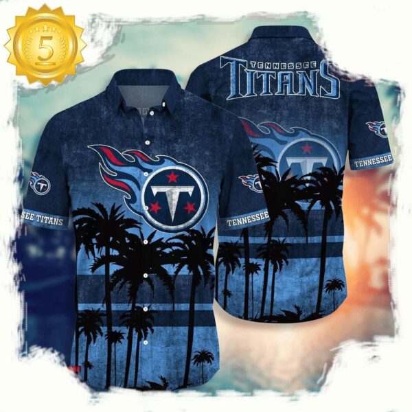 NFL Tennessee Titans Hawaiian Shirt - available at - rugbyfanstore.com