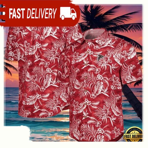 NFL Tommy Bahama Atlanta Falcons Hawaiian Shirts For Men Red - available at - rugbyfanstore.com