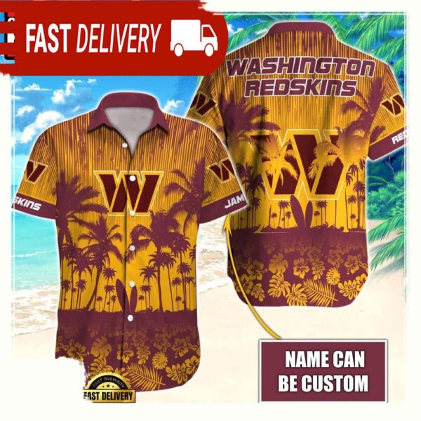 NFL Washington Commanders Vintage Style Custom Aloha Shirts For Men Women - available at - rugbyfanstore.com