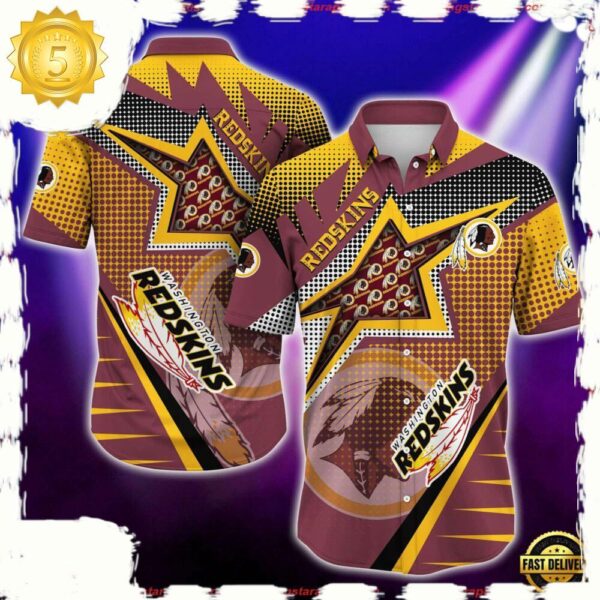 NFL Washington Redskins Special Football Team New Design Hawaiian Shirt - available at - rugbyfanstore.com