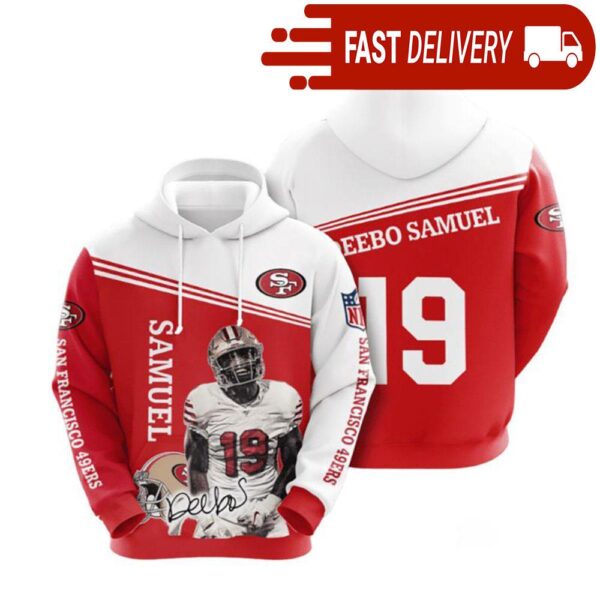 San Francisco 49Ers Deebo Samuel NFL Hoodie Gifts for Fans - available at - rugbyfanstore.com