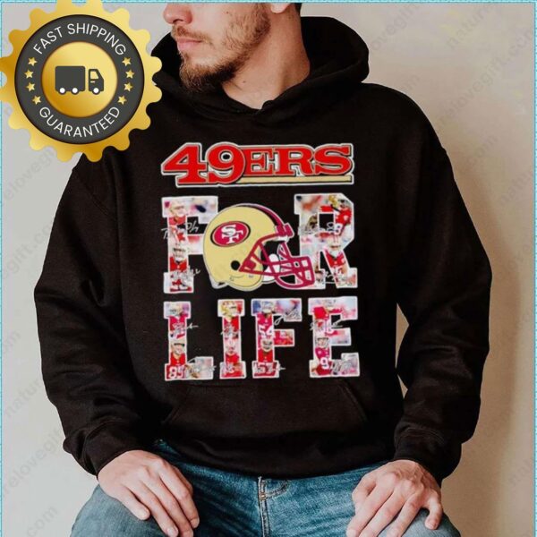 San Francisco 49Ers For Life Shirt NFL Gift for Fans - available at - rugbyfanstore.com