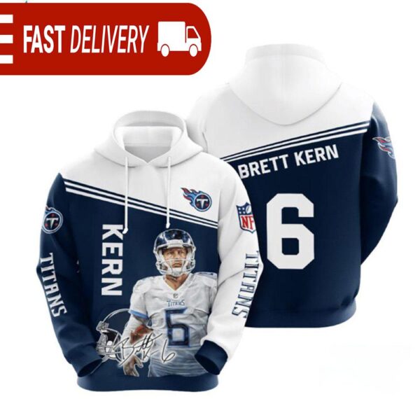 Tennessee Titans Brett Kern NFL Hoodie Gifts for Fans - available at - rugbyfanstore.com