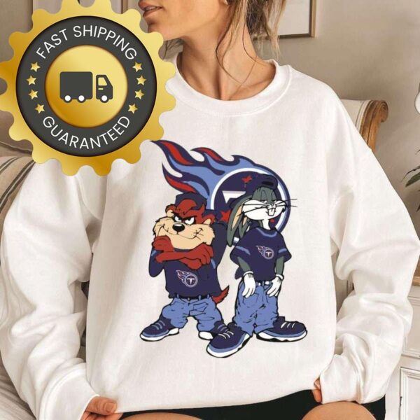 Tennessee Titans Bugs Bunny Looney Tunes NFL Sweatshirt Gifts for Fans - available at - rugbyfanstore.com