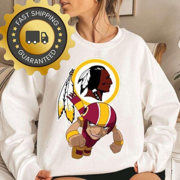 Washington Commander Redskins Rusher NFL Sweatshirt Gifts for Fans - available at - rugbyfanstore.com