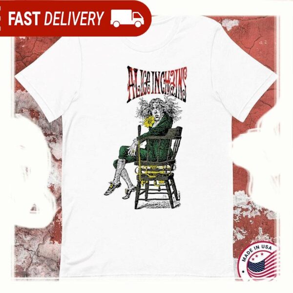 Alice In Chains Angry Chair T-shirts - available at - rugbyfanstore.com