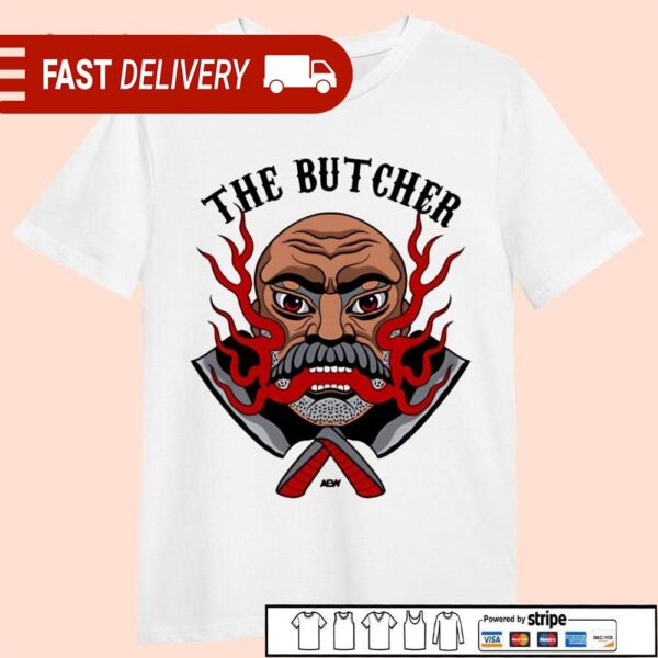 Andy Williams the Butcher chopping block big face shirt - available at - rugbyfanstore.com