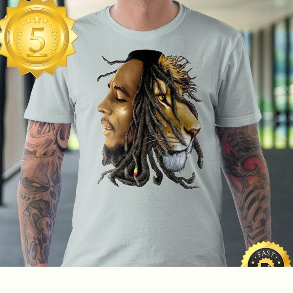 Bob Marley Men’s Lion T-shirt - available at - rugbyfanstore.com