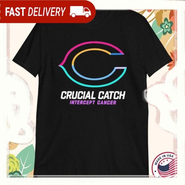 Chicago Bears 2024 NFL Crucial Catch T-Shirts - available at - rugbyfanstore.com