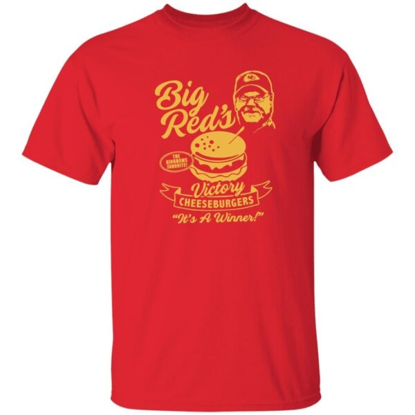 Chiefs Andy Reid Big Reds Cheeseburger Shirt - available at - rugbyfanstore.com