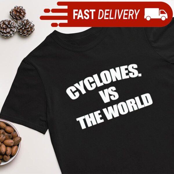 Cyclones vs the world shirt - available at - rugbyfanstore.com