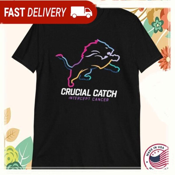 Detroit Lions 2024 NFL Crucial Catch T-Shirts - available at - rugbyfanstore.com