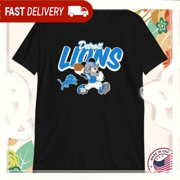 Detroit Lions Mickey Mouse Disney T-Shirts - available at - rugbyfanstore.com