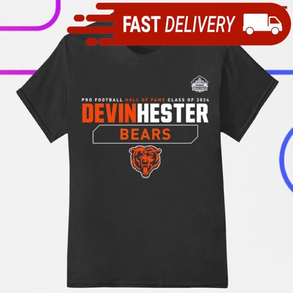 Devin Hester pro football hall of fame class of 2024 shirt - available at - rugbyfanstore.com