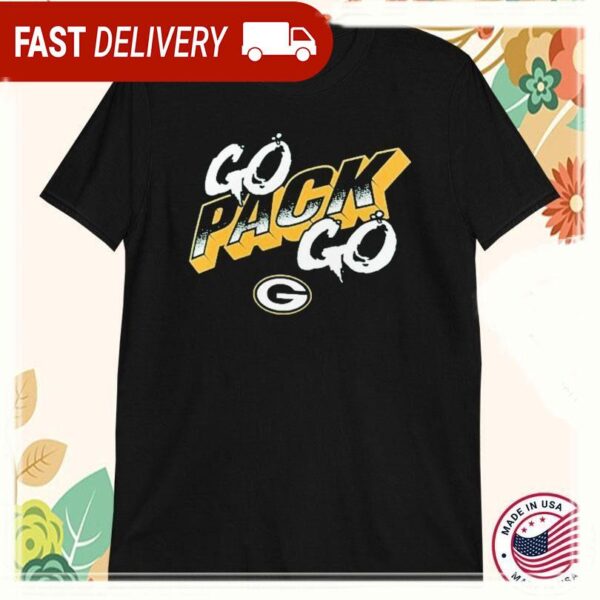 Green Bay Packers Green Go Pack Go T-Shirts - available at - rugbyfanstore.com