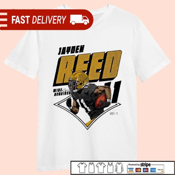 Green Bay Packers Jayden Reed wide receiver number 11 shirt - available at - rugbyfanstore.com