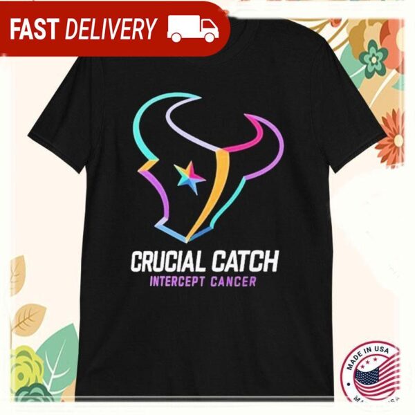 Houston Texans 2024 NFL Crucial Catch T-Shirts - available at - rugbyfanstore.com