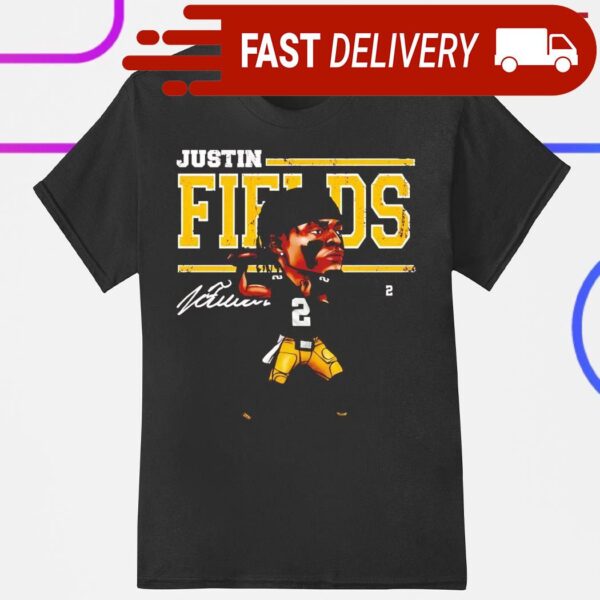 Justin Fields Pittsburgh Steelers NFL football cartoon vintage shirt - available at - rugbyfanstore.com