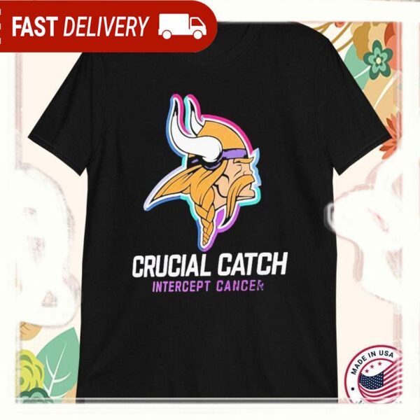 Minnesota Vikings 2024 NFL Crucial Catch T-Shirts - available at - rugbyfanstore.com