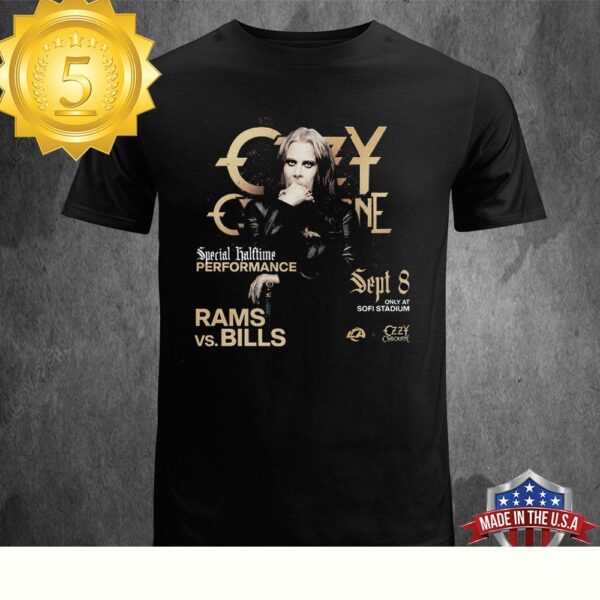 Ozzy Osbourne To Perform Halftime Show Of NFL Kickoff Game Unisex T-Shirt - available at - rugbyfanstore.com