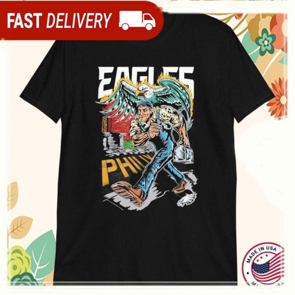 Philly Warren Lotas Working Man Philadelphia Eagle T-shirts - available at - rugbyfanstore.com