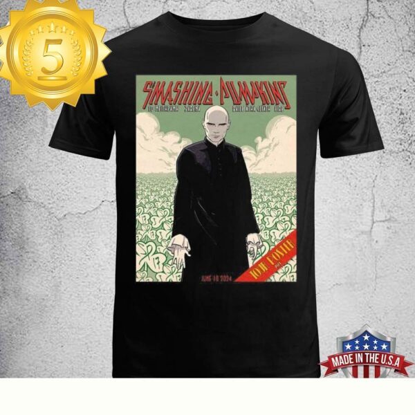 The Smashing Pumpkins June 10 2024 Tour 3Arena Unisex T-shirt - available at - rugbyfanstore.com