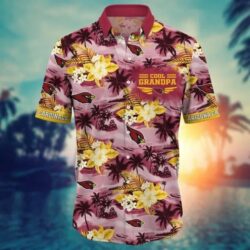 Arizona Cardinals NFL Aloha Grandparent Hawaiian Shirt
