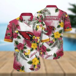 Arizona Cardinals NFL Aloha Pattern Hawaiian Shirt 2