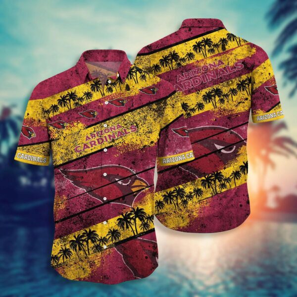 Arizona Cardinals NFL Aloha Vintage Art Hawaiian Shirt 1