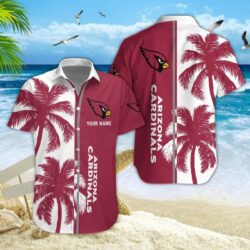 Arizona Cardinals NFL Coconut Tree Hawaiian Shirt