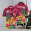 Arizona Cardinals NFL Flamingo And Flower Aloha Hawaiian Shirt 1