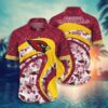 Arizona Cardinals NFL Line Waves Pattern Summer Hawaiian Shirt Arizona Cardinals NFL Line Waves Pattern Summer Hawaiian Shirt