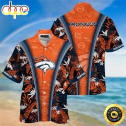 Broncos Beachwear For Men Nfl Sport Hawaiian Shirt Gift Fans