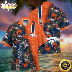 Broncos Beachwear For Men Summer Nfl Sport Hawaiian Shirt