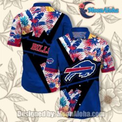 Buffalo Bills Best Dad Ever Just Ask Blue Aloha Print Shirt